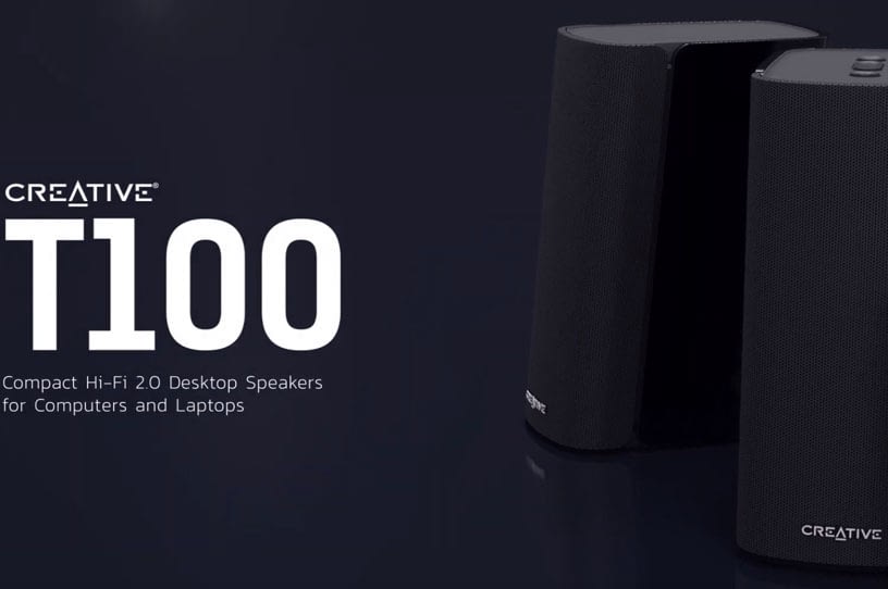 Creative Labs T100 Desktop Speakers - 51MF1690AA002 - Abt