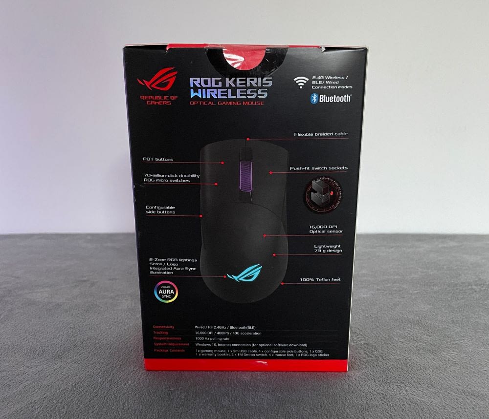 Asus Rog Keris Wireless Gaming Mouse Review Latest In Tech