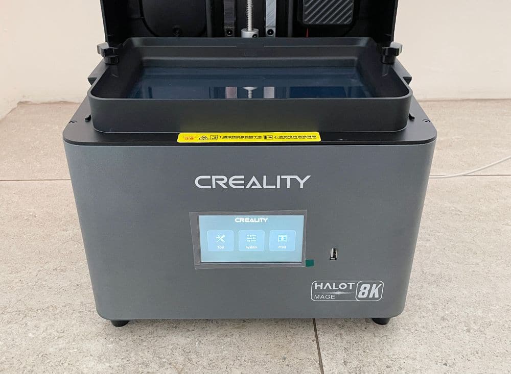 creality halot mage 8k resin printer review10