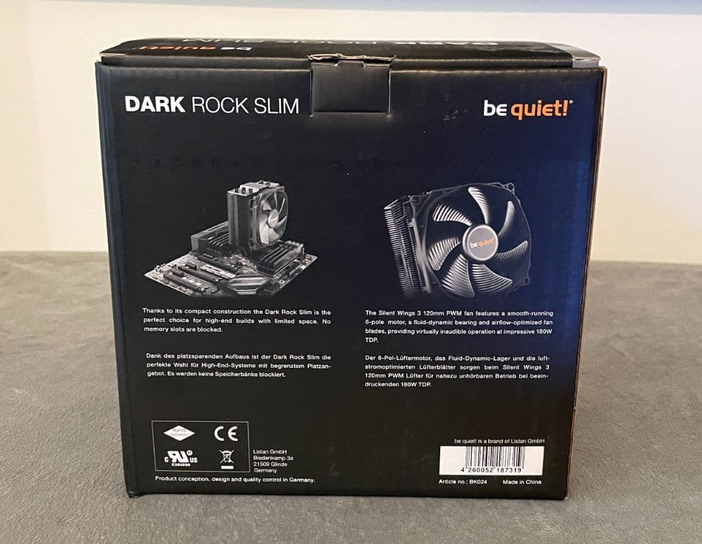 bequiet dark rock slim Review 02