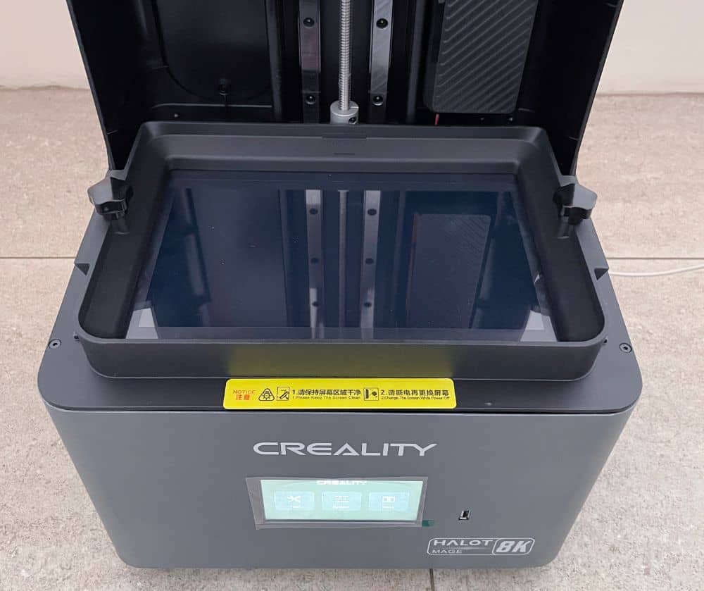 creality halot mage 8k resin printer review11