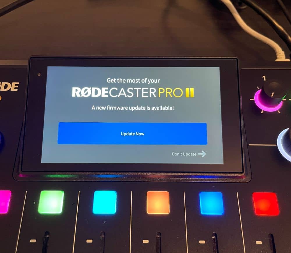 Rode Rodecaster Pro 2 Display5