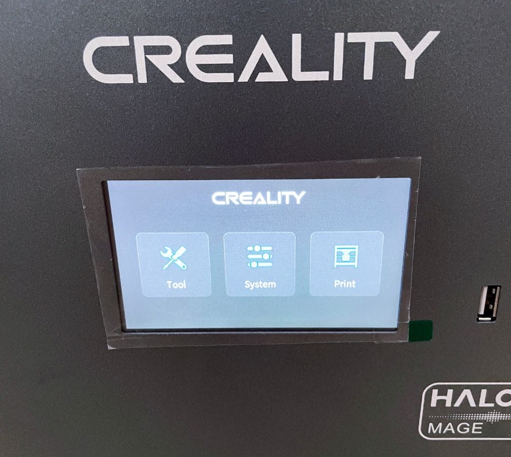 creality halot mage 8k resin printer review3