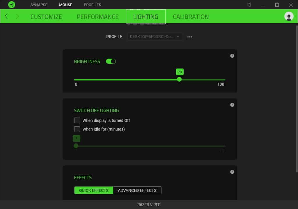Razer Viper Screen Photos 4