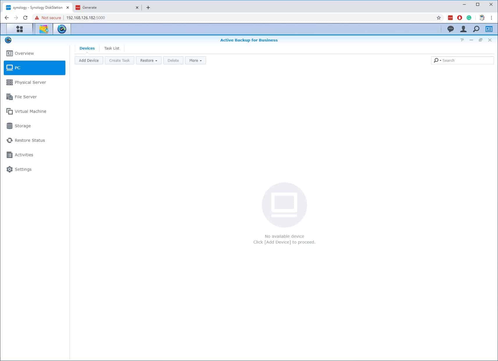 Synology Drive Active Backup Photos 3