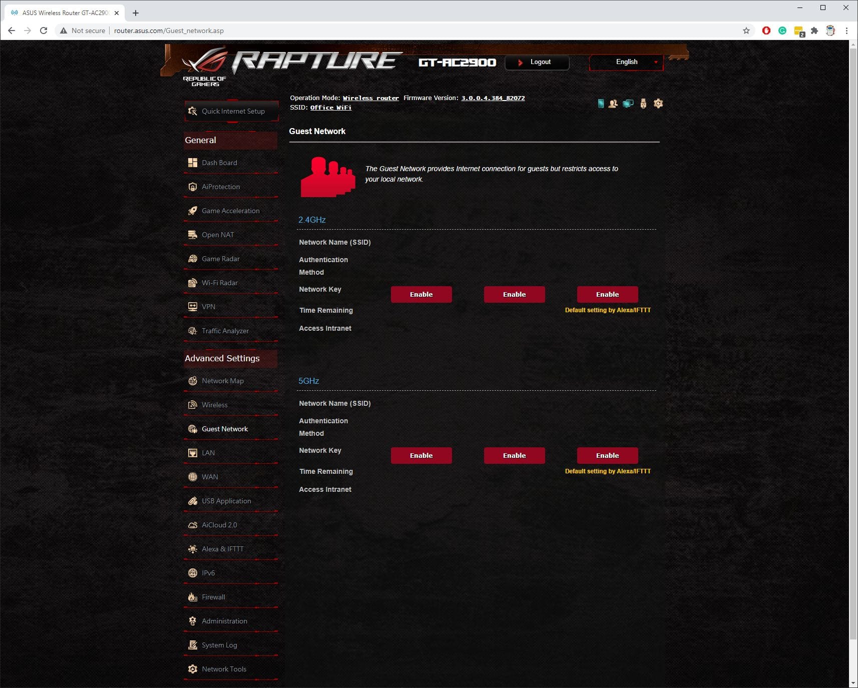 ASUS ROG GT AC2900 Screens review photos 16