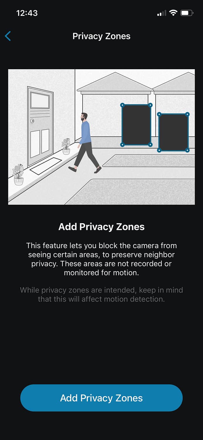 eufy camera detection range