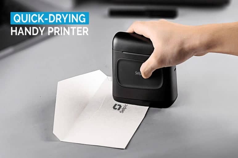 Toneelschrijver schandaal Origineel SELPIC - The Quick-Drying, Handheld Printer Launches Today