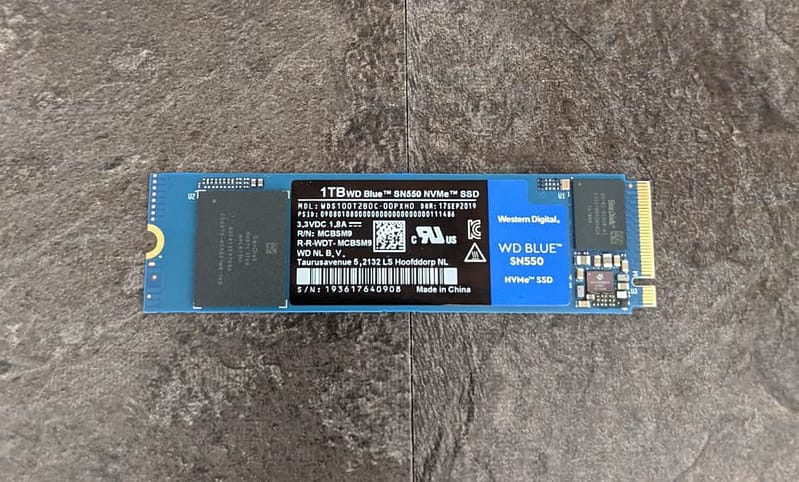 WD Blue SN550 SSD Photos 4 WD Blue SN550 NVMe SSD Review