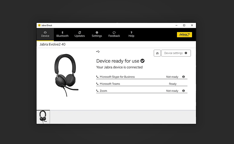 2020 07 30 11 13 18 JabraDirect Evolve2 40.png 1200×800 Jabra Evolve2 40 Review