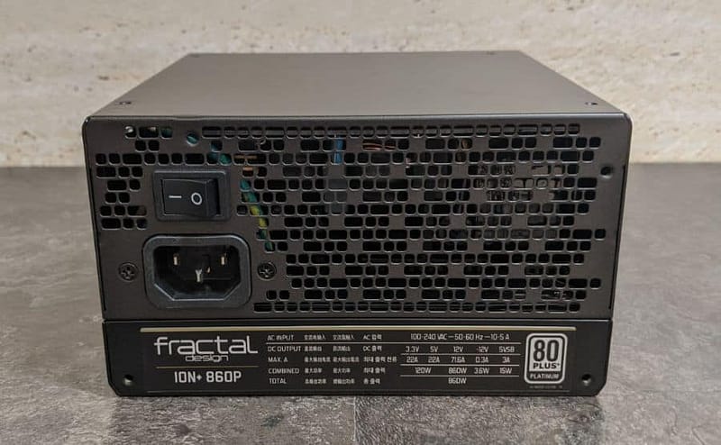 Fractal Design ION Photos 8 Fractal Design Ion+ 860P PSU - Power Your Gaming Rig