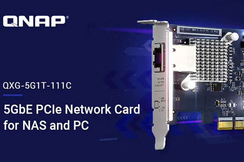 qnap new network card QNAP Launches Single-port 4-Speed 5GBASE-T NIC for NAS or PC