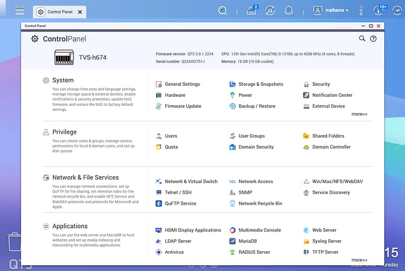 CleanShot 2022 12 08 at 10.15.49 QNAP TVS-h674 Review