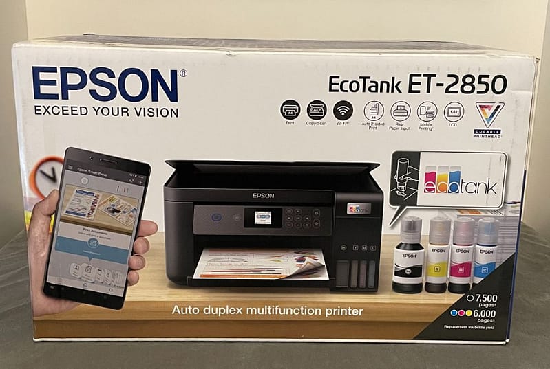 Epson Ecotank Et 2850 Printer Review 0545