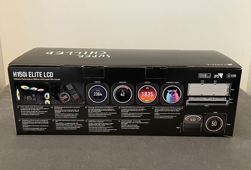 corsair h150i lcd review2 Corsair H150i ELITE LCD CPU Cooler Review