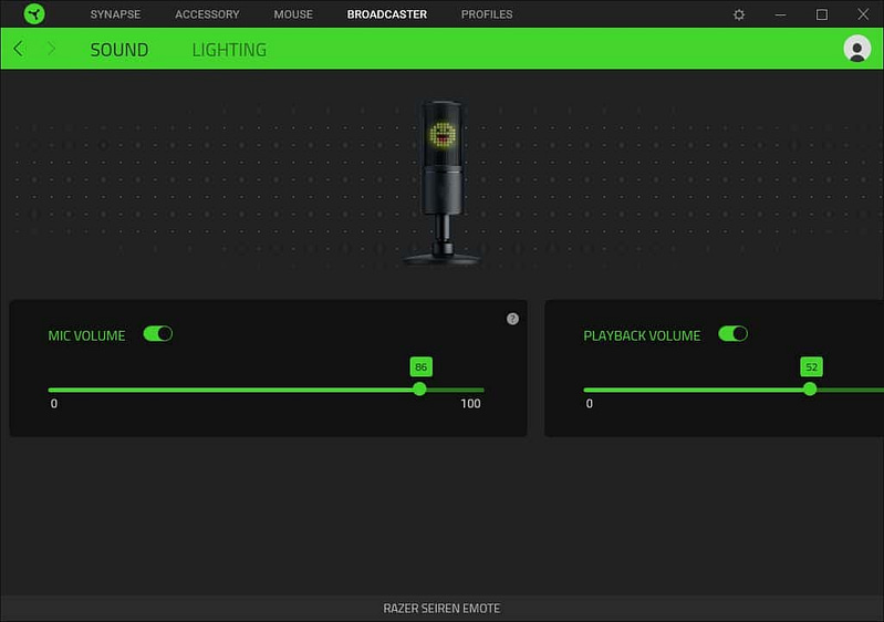 Razer Seiren Screen Photos 1 Razer Seiren Emote Review