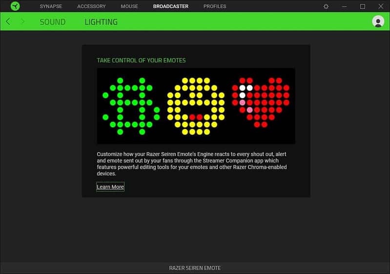 Razer Seiren Screen Photos 2 Razer Seiren Emote Review