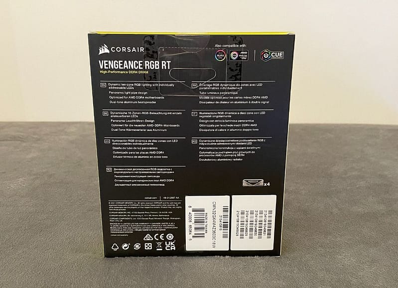 Corsair Vengeanve RGB RT Review 02 Corsair Vengeance RGB RT DDR4 RAM Review