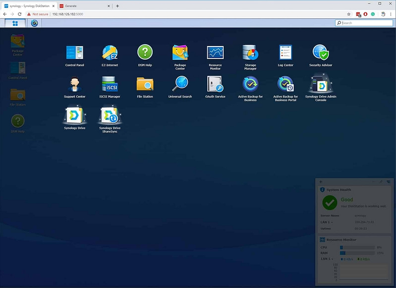 Synology DSM Screen Photos 11 Synology DS918+ NAS Review