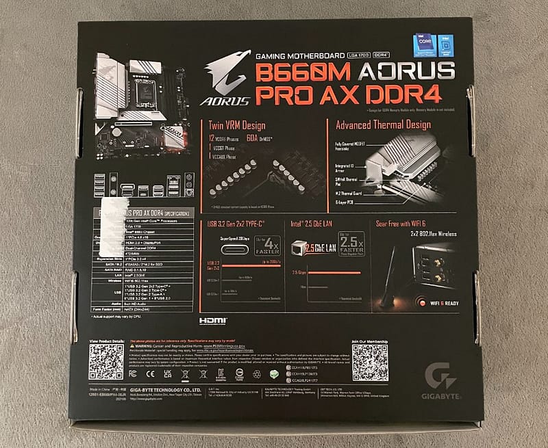 aorus b660m aorus pro ax ddr47 GIGABYTE B660M AORUS PRO AX Motherboard Review