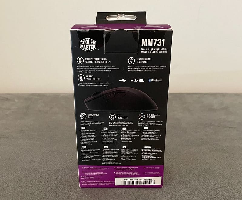 cooler master mm731 mouse review2 Cooler Master MM731 Gaming Mouse Review