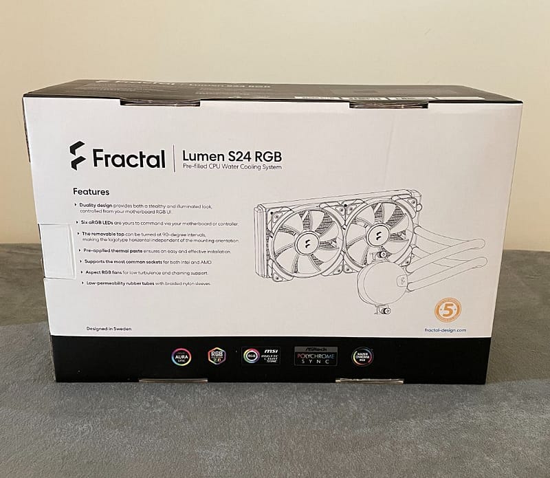 fractal design s28 rgb review11 Fractal Design Lumen S24 RGB Cooler Review