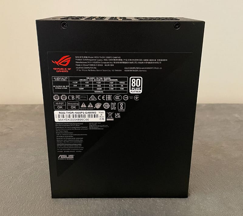 asus rog thor p2 1000 psu review13 ASUS ROG Thor 1000 P2 PSU Review