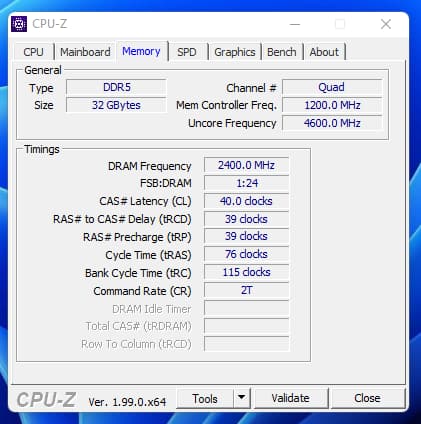 2022 02 11 11 58 53 Settings Crucial DDR5 4800 RAM Review