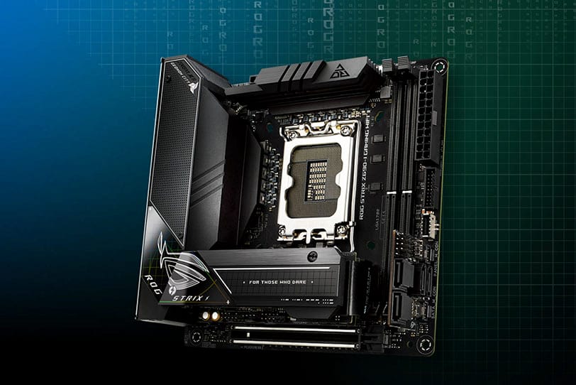 asus z690 itx review banner