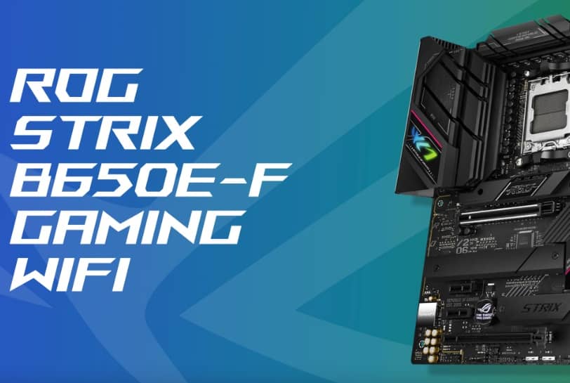 Strix B650E F Gaming WiFi review banner