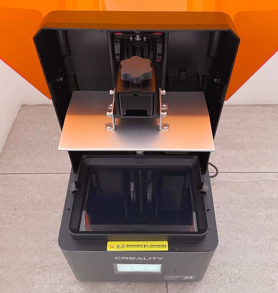 creality halot mage 8k resin printer review13