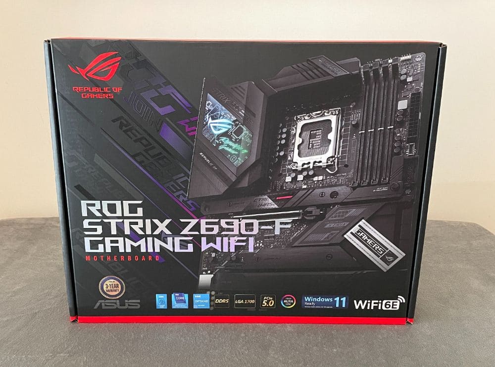 ASUS Z690-F Gaming WiFi Motherboard Review